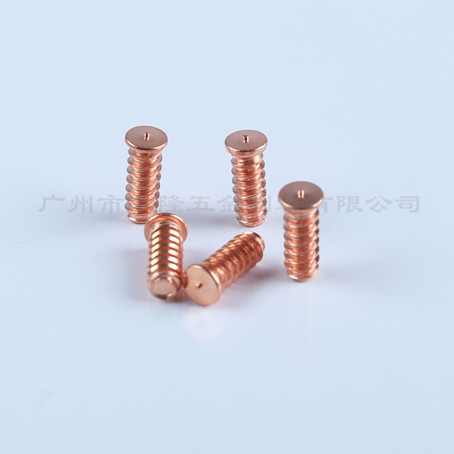Mild steel copper coated coarse thread